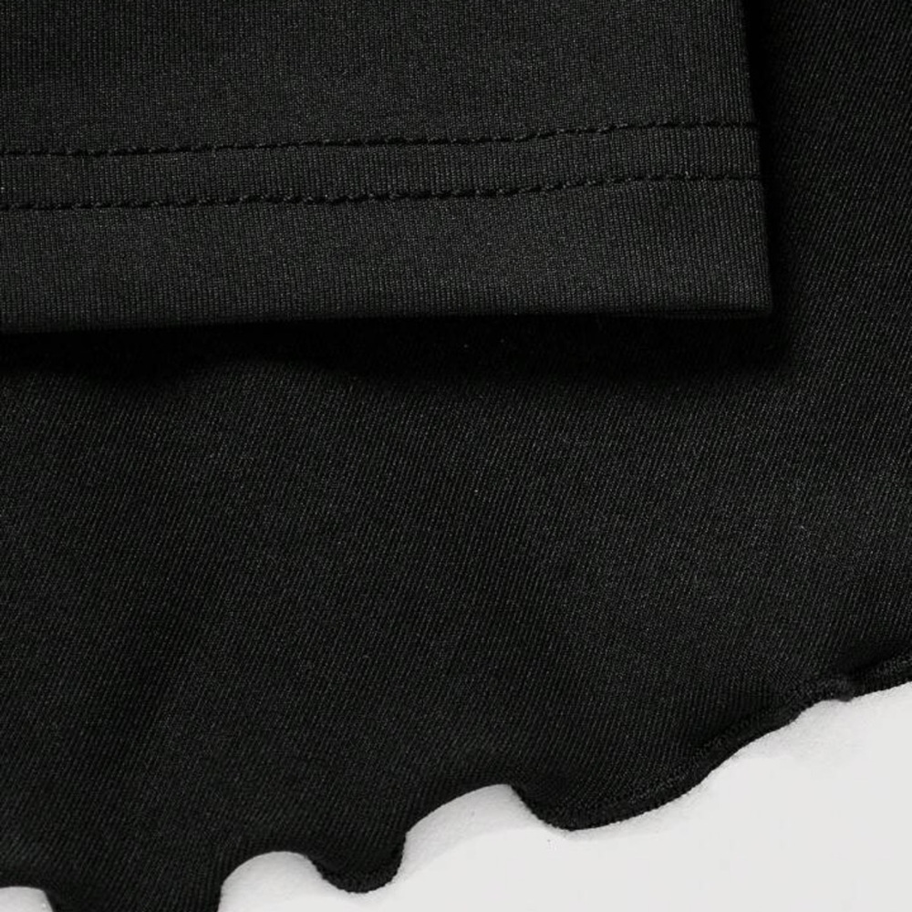 Women’s mini skort with side tie ruching | small | in black | NEW - Picture 3 of 4
